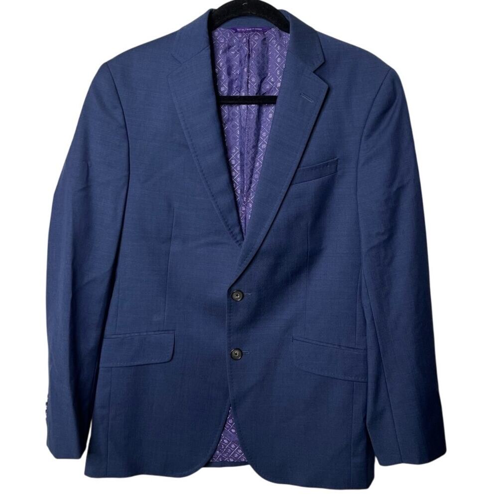 Ted Baker London Endurance Men's Blue 2 Button Sport Coat Size 38
